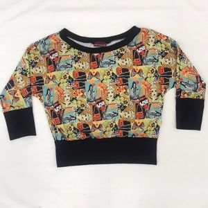 Vintage Nevada Flower Power Cartoon boho hippie shirt size XL